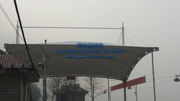 燁興-湖南衡陽湘江風光帶景觀膜結(jié)構(gòu)工程案例